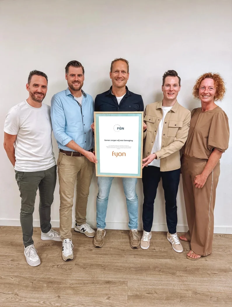FYON sluit aan bij Fysiogroep Nederland (FGN) en wordt onze tiende regiopartner!